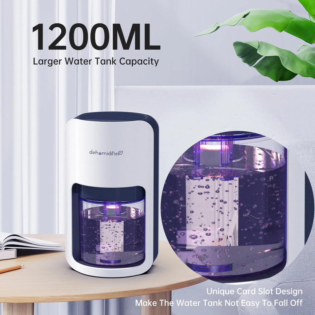 1200ML Portable Quiet Dehumidifier for Bedroom N30327