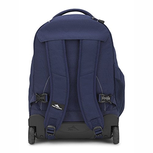 Wheeled Laptop Backpack, Navy, 20.5 x 13.5 x 8-Inch E925452