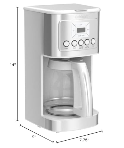 14-Cup Coffee Maker with Glass Carafe, Stainless Steel W5053