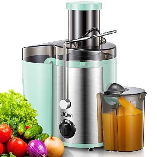 Juicer Machine, 800W Centrifugal Extractor with Wide Mouth Feed Chute, Stainless Steel, BPA-free V753