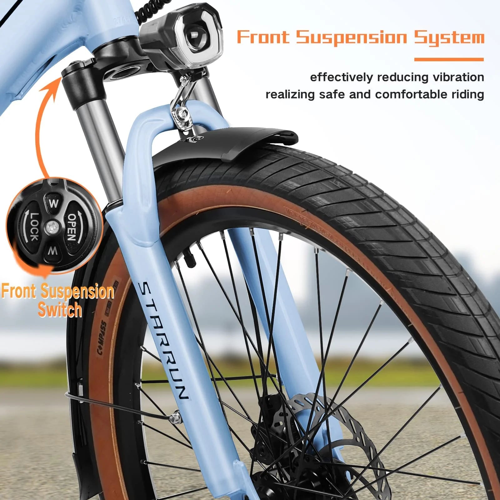 Electric Bike for Adults, 500W, 48V 12Ah, 7-Speed N3746