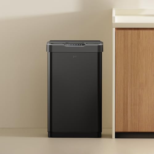 Touchless Motion Sensor Trash Can, 13.2 Gallon, Brushed Stainless Steel K748461