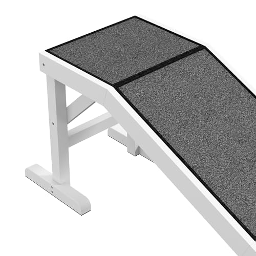 Dog Ramp for Bed with Non-Slip Carpet and Top Platform S85728