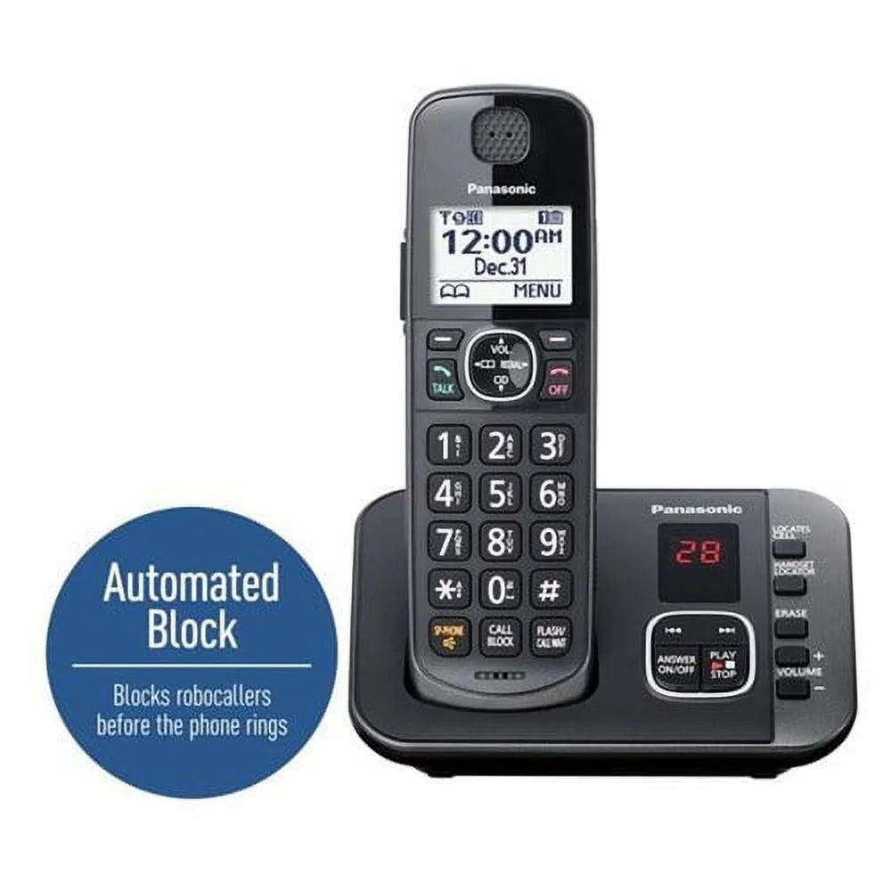 Cordless Phone 3 Handset Black K31908