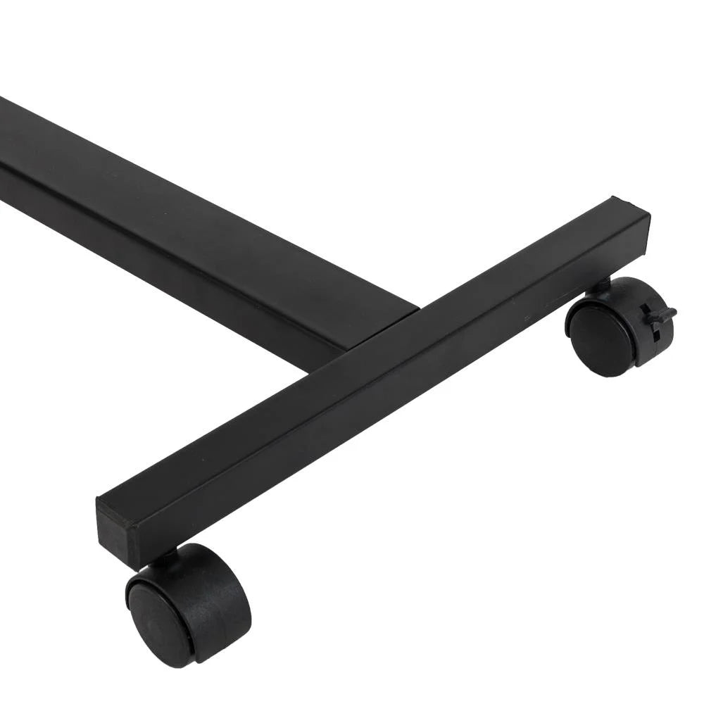 Adjustable Laptop Desk Rolling Cart for Bed and Sofa E3342