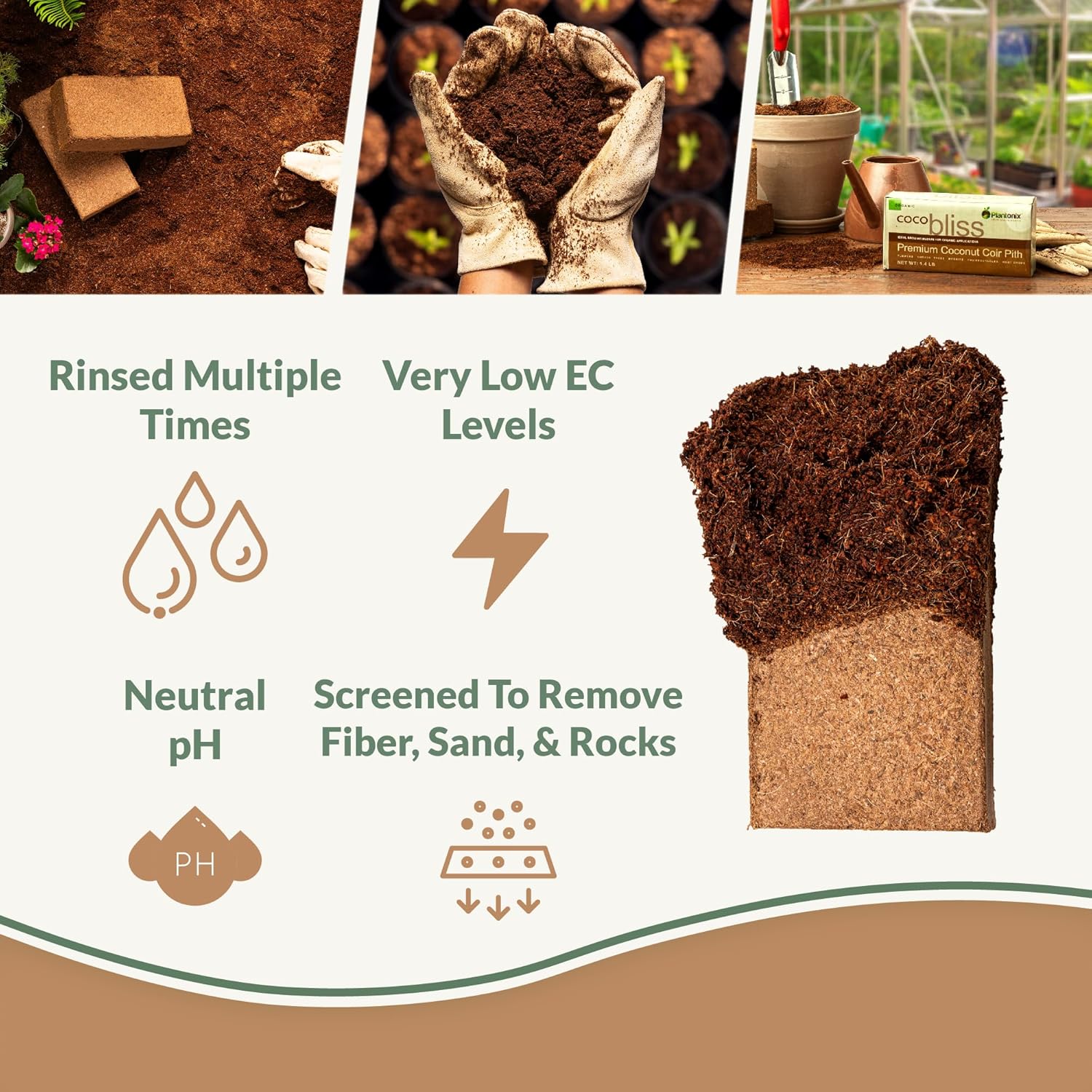 Mycorrhizal Inoculant Powder with Coco Coir Bricks P44237