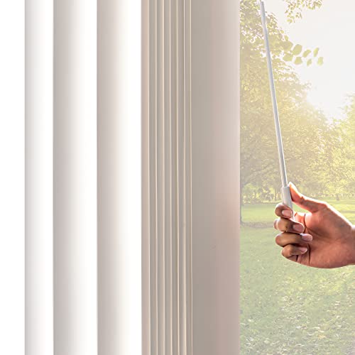 Vertical Blinds for Doors, Blackout Window Shade, 78"W x 84"H Q307