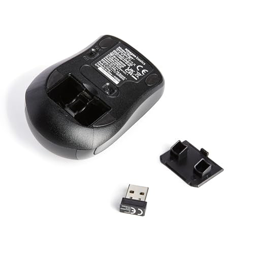 Wireless Optical Mouse with USB Nano Receiver, Black B899