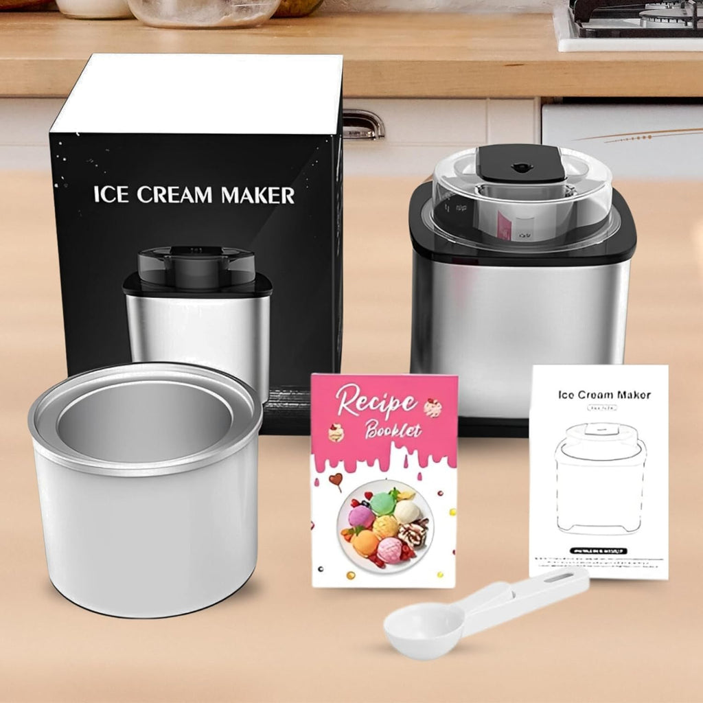Soft Serve Ice Cream Maker with Scooper for Home X340044