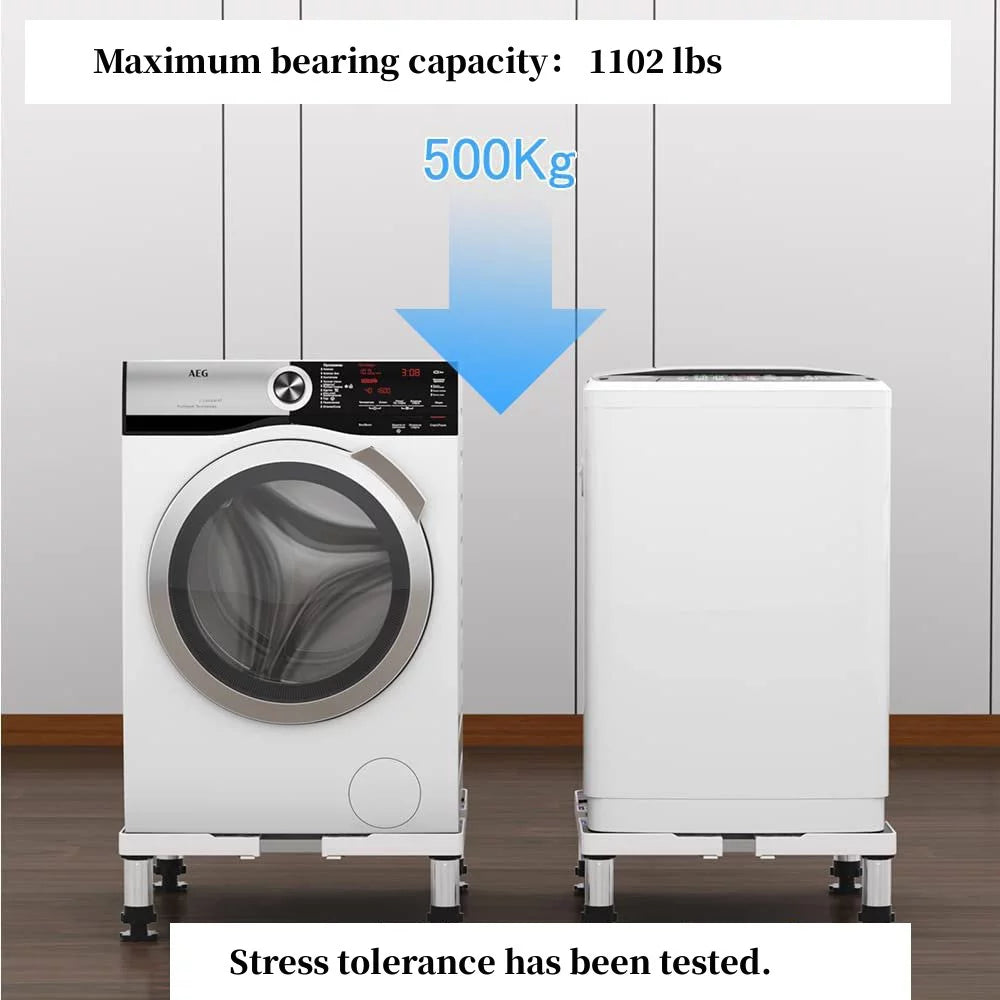 Adjustable Mini Fridge Stand Silver Q804