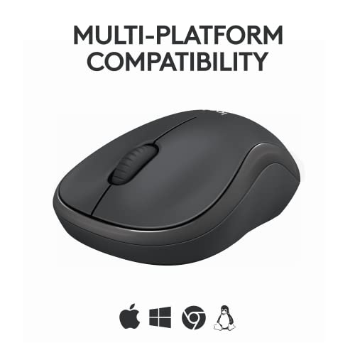 Wireless Mouse, 2.4GHz with USB Receiver, 12-Month Battery Life O87248