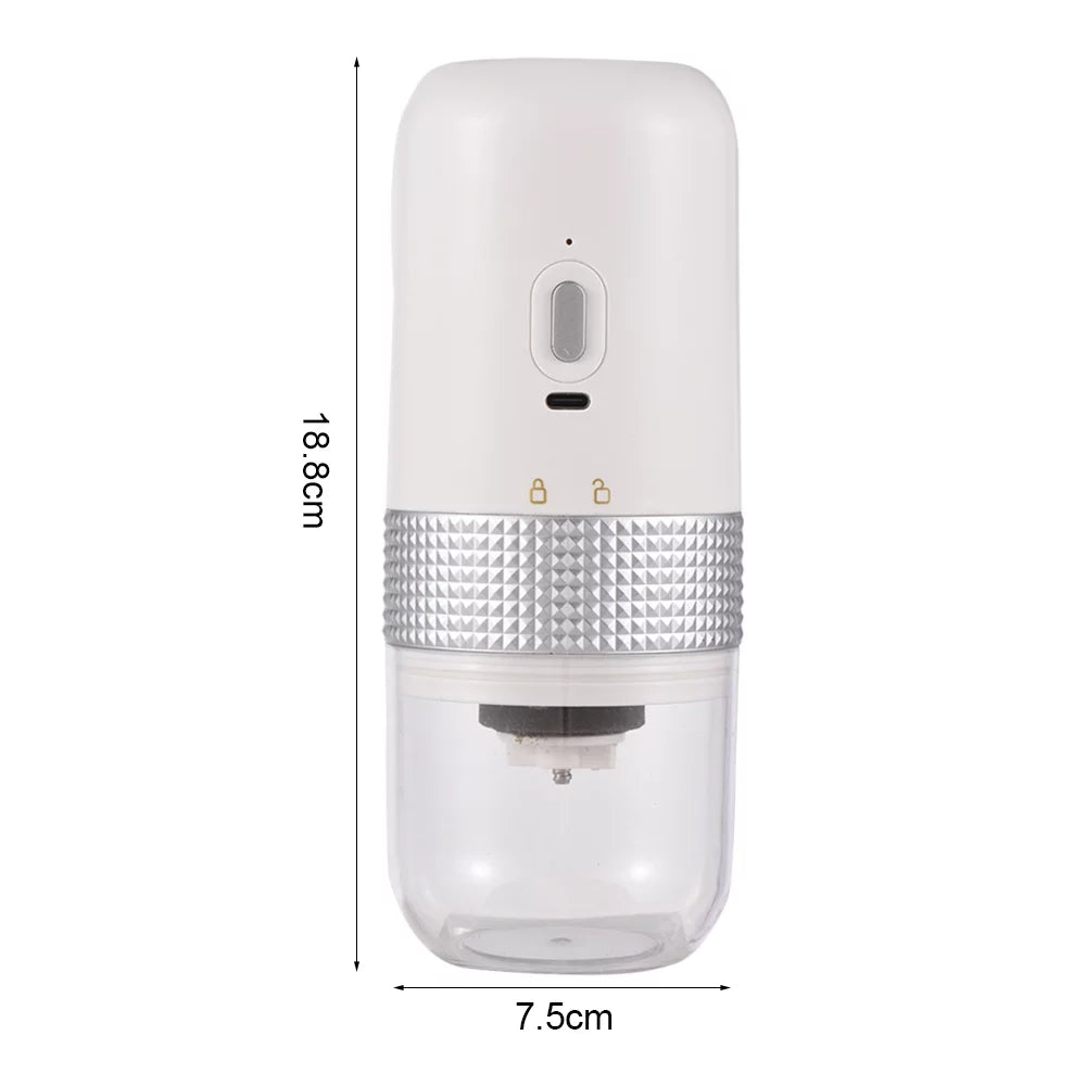 Portable Electric Burr Coffee Grinder, Ceramic Core, USB Rechargeable G933488