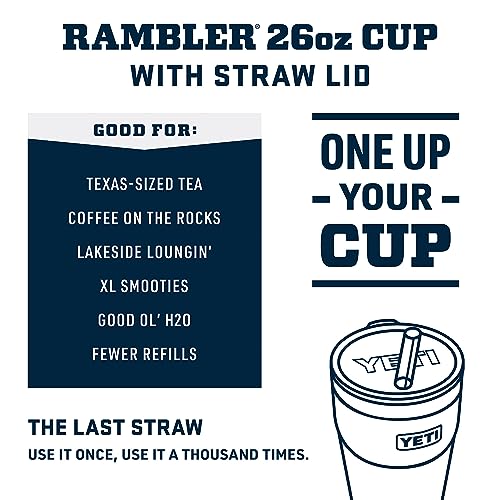 26 oz Vacuum Insulated Stainless Steel Straw Cup B223598