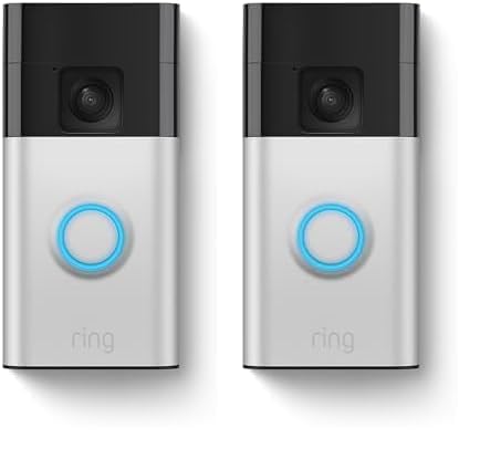 Battery Doorbell with Head-to-Toe Video, Two-Way Talk, Motion Detection F180987
