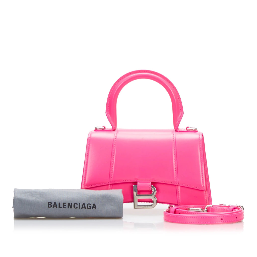 Pink Calf Leather Satchel N8969