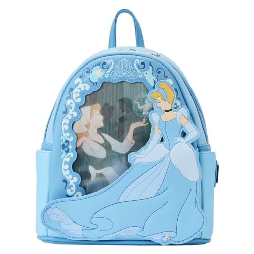 Loungefly Disney Cinderella Princess Lenticular Mini Backpack | Disney Mini Backpacks Standard