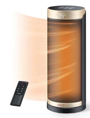 Portable Space Heater for Indoor Use, 70° Oscillation, 12H Timer, Quiet R789210