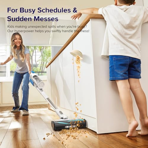 Cordless Stick Vacuum Cleaner with Tangle-Resistant Design, 50 Min Runtime N80748