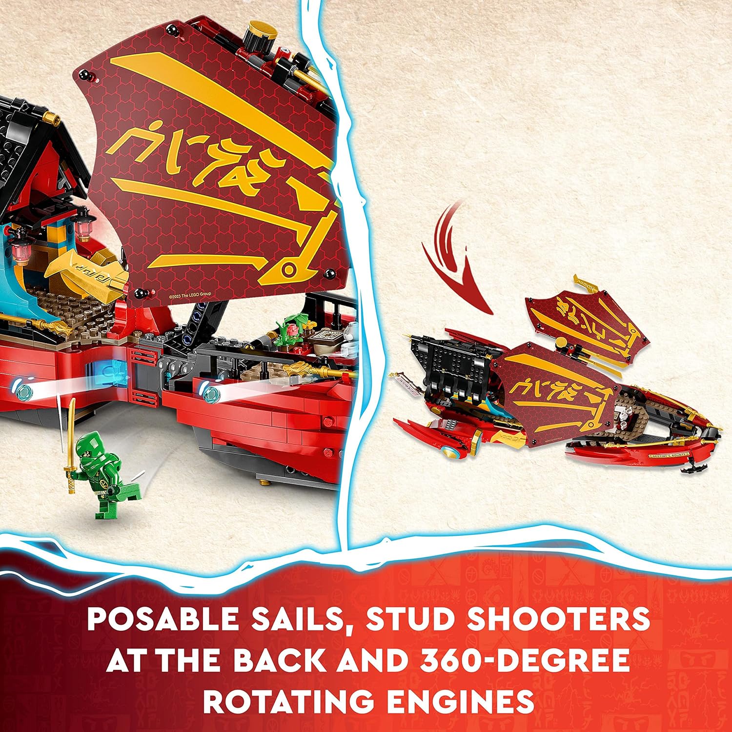 Ninjago Aerial Battleship Bounty Building Set W17042