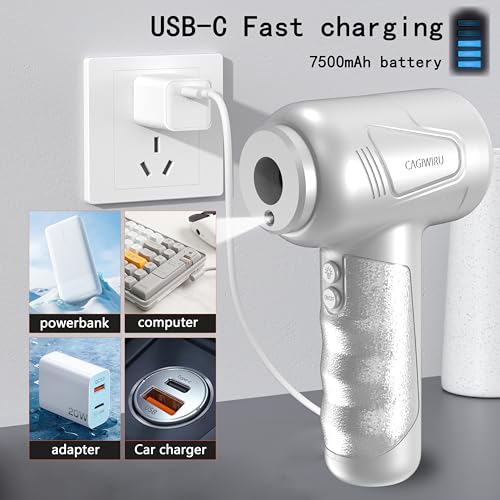 Cordless Air Duster for Cleaning Keyboard PC X6990