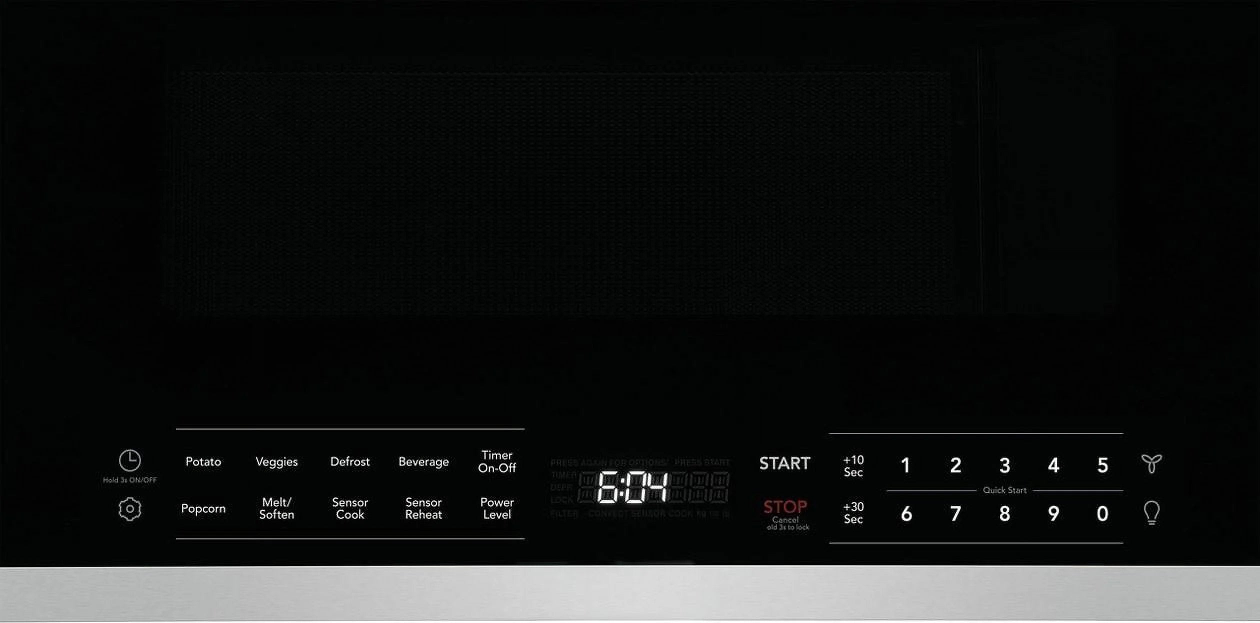 Over the Range Microwave Black Stainless Steel G881912