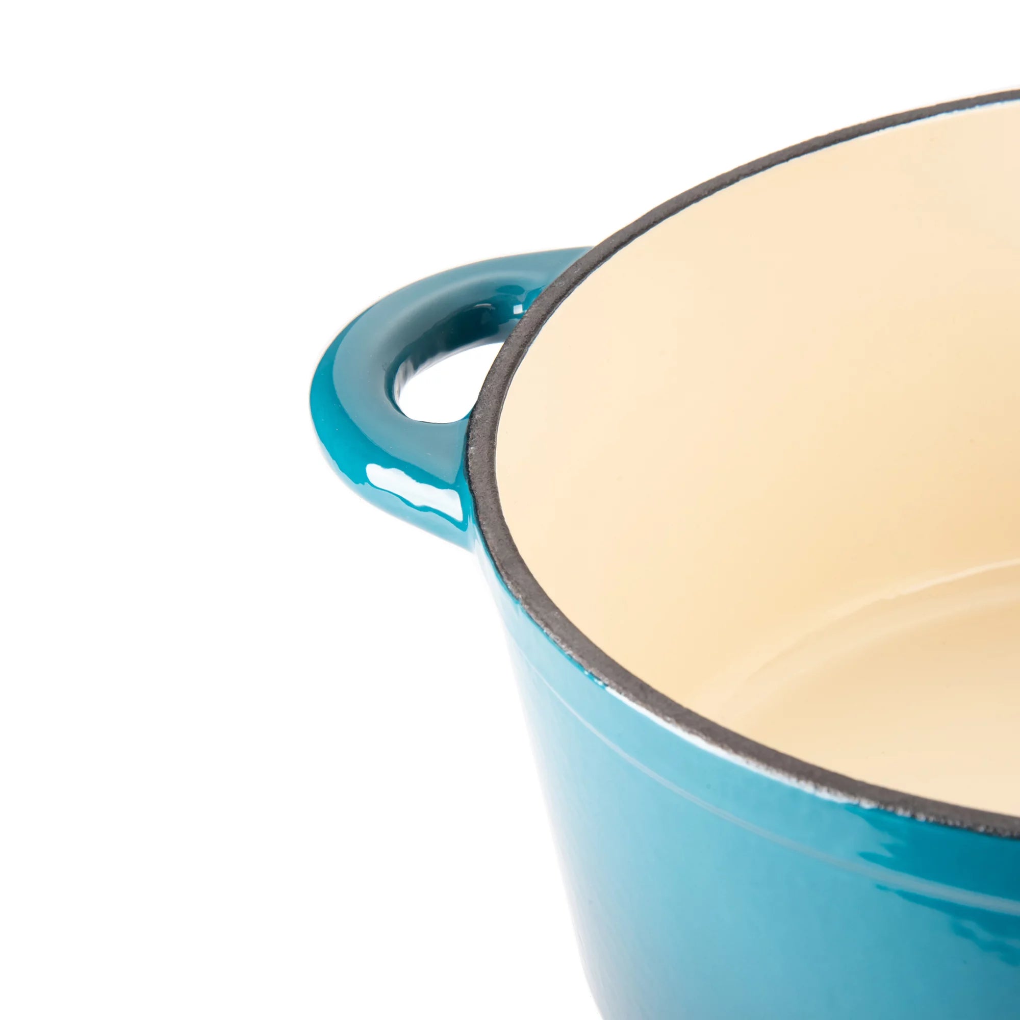Enameled Cast Iron Covered Dutch Oven Pot, 5.5 Quart J6457