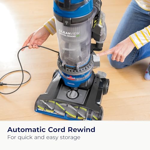 Upright Bagless Vacuum with Swivel Steering and Pet Hair Pick Up F23966