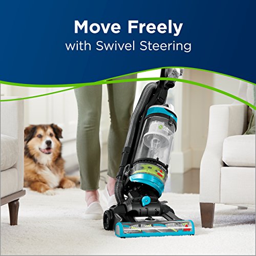 Upright Bagless Vacuum with Swivel Steering and Pet Hair Pick Up F23966
