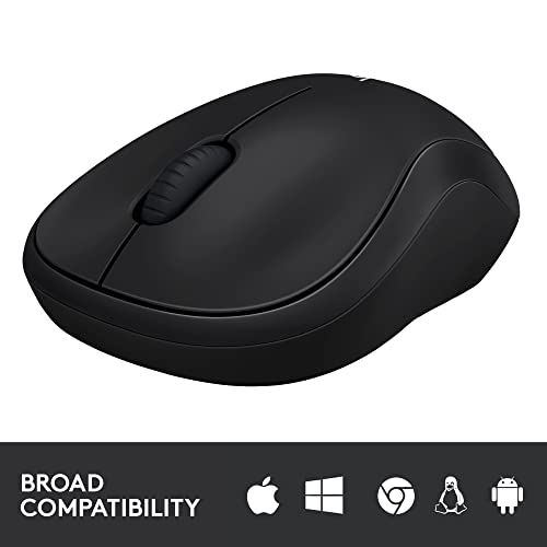 Wireless Mouse, 2.4GHz with USB Receiver, 12-Month Battery Life O87248