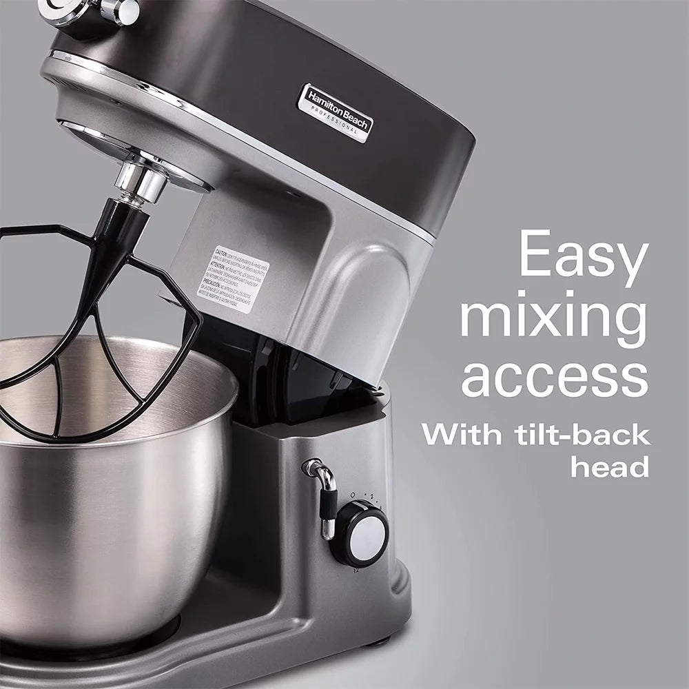 Stand Mixer 5 Quart with Specialty Attachment Hub and Kitchen Timer E546339