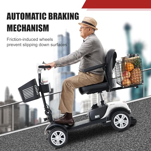 Compact 4-Wheel Mobility Scooter for Seniors and Adults I17996