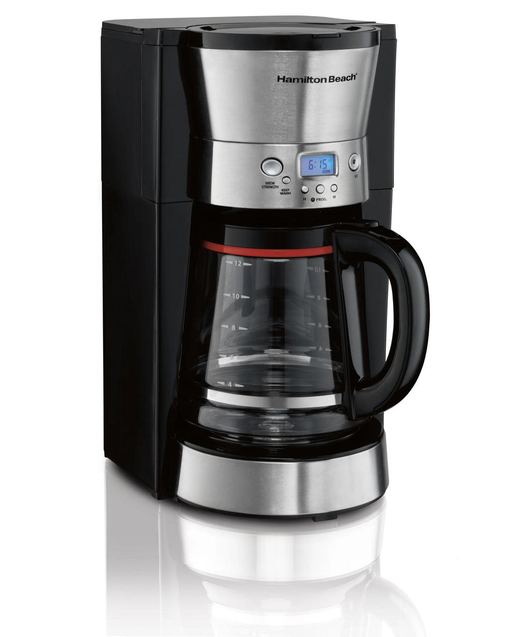 Programmable Coffee Maker, 12 Cups, Black N957