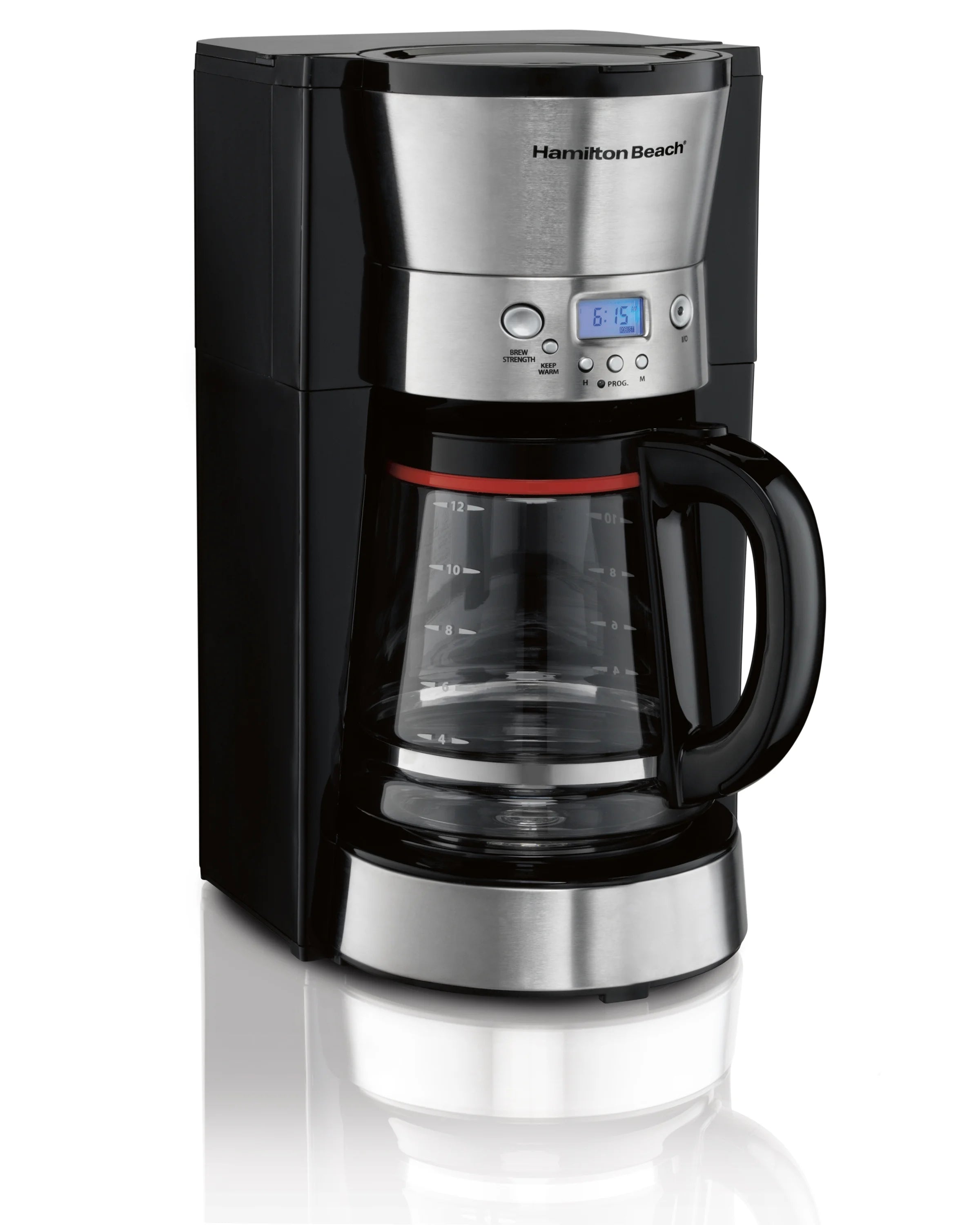 Programmable Coffee Maker, 12 Cups, Black N957