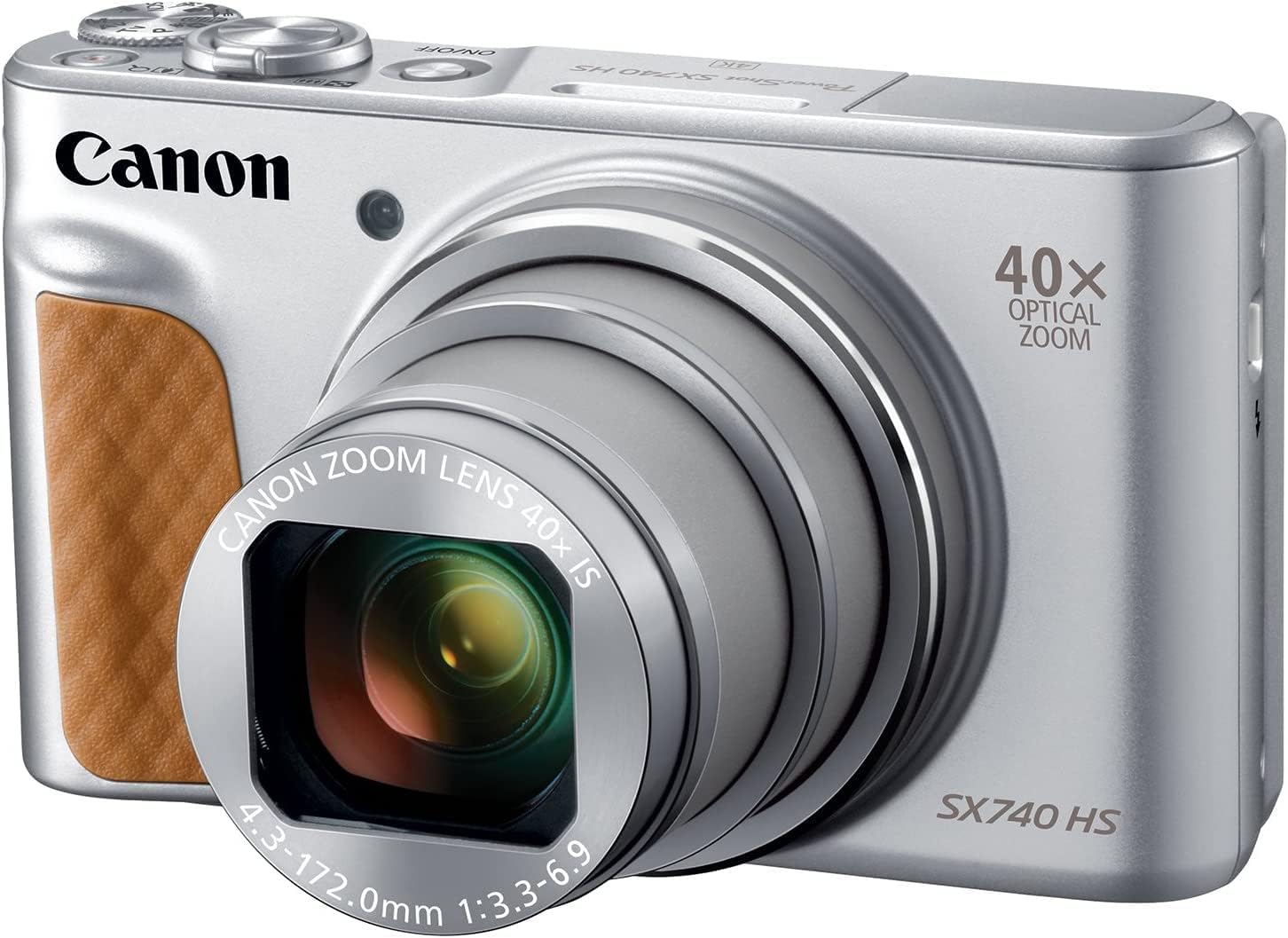 Canon PowerShot SX 740 HS (Silver) - International Model (Renewed)