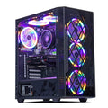 MXZ Gaming PC Desktop Computer, AMD Ryzen 5 4500, RTX 3060,16GB DDR4, NVME 500G SSD, 6RGB Fans, Win 11 Pro Ready, Gamer Desktop Computer(R5 4500| RTX3060)