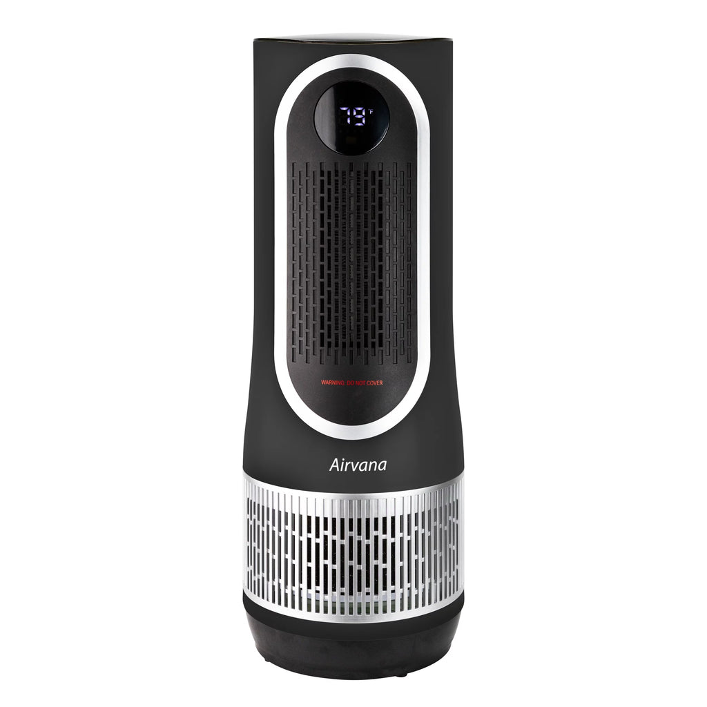3-in-1 Air Purifier Heater Fan, Black Y39657