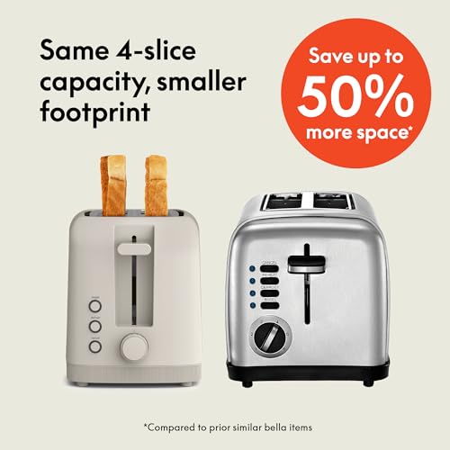 2 Slice Slim Toaster with 6 Shade Control, Reheat & Cancel, Removable Crumb Tray E366018