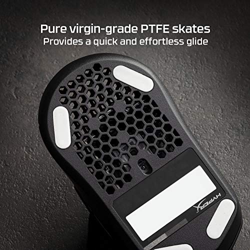 Gaming Mouse - Ultra-Lightweight, 59g, Honeycomb Shell, Black/Red U4751
