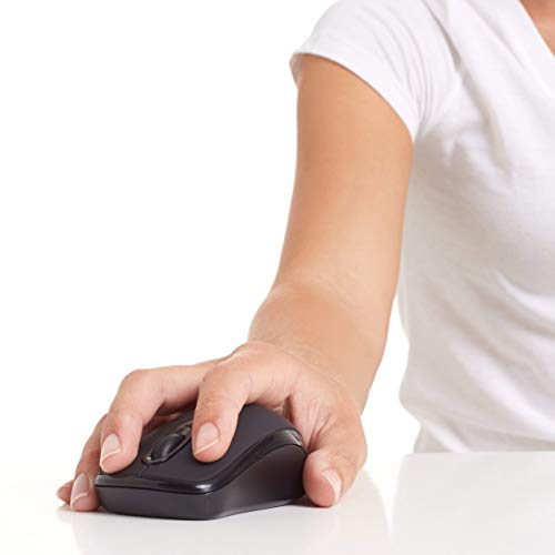 Wireless Optical Mouse with USB Nano Receiver, Black B899