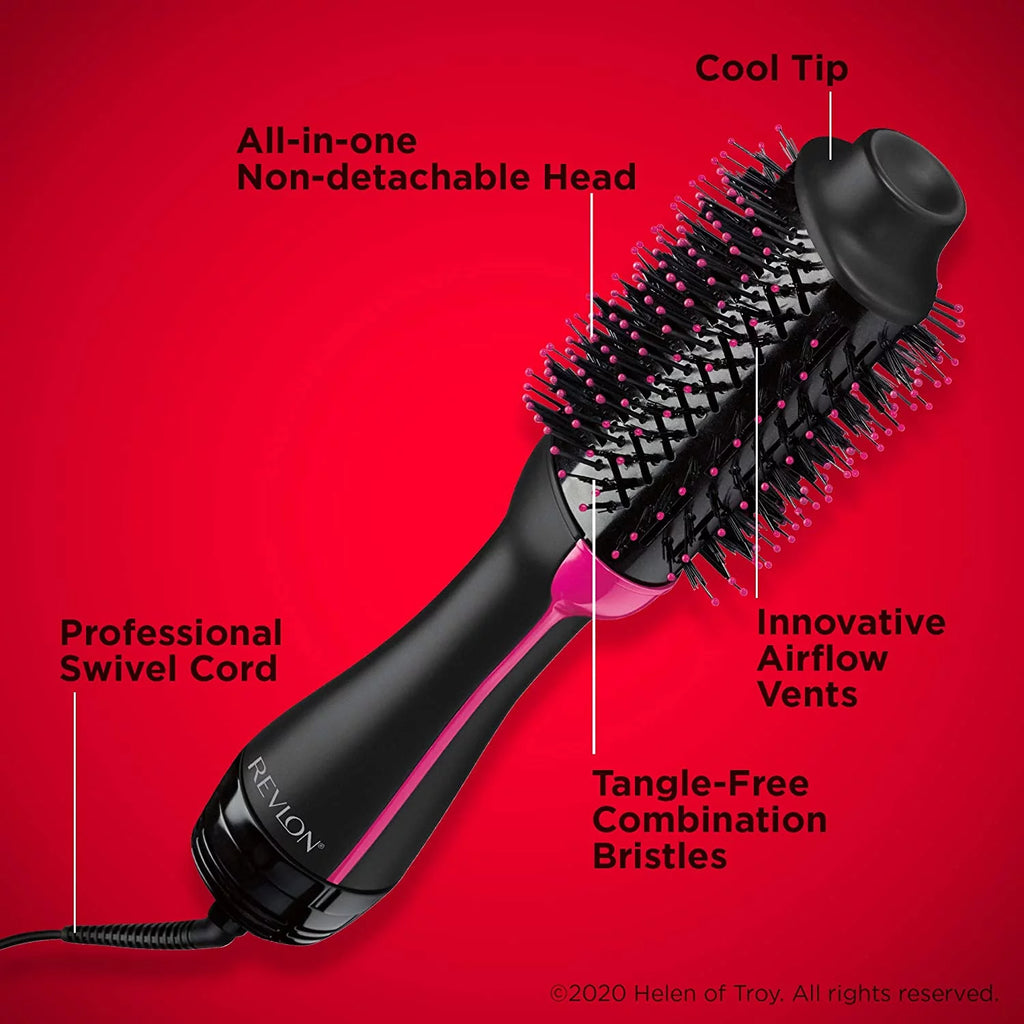 Hot Air Brush for Hair Drying and Volumizing, Black B143816