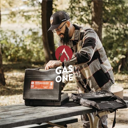 Propane or Butane Dual Fuel Portable Camping Stove with Carrying Case G16594