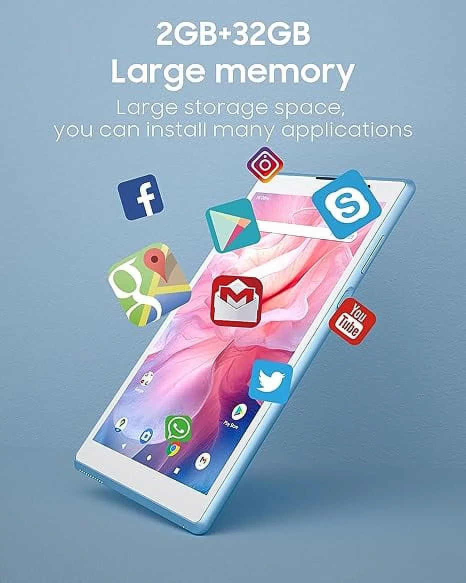 Android Tablet 8 inch, 32GB Storage, 1280x800 IPS HD Touchscreen X80616