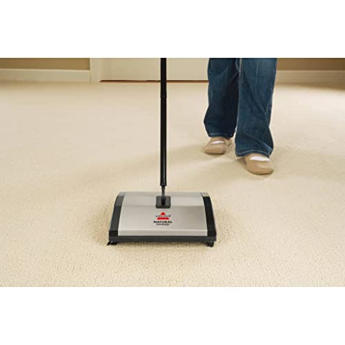 Carpet and Floor Sweeper with Dual Rotating Brushes and Corner Edge Brushes T951668
