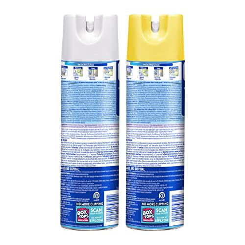 Disinfectant Spray, Lemon Breeze, 19 Fl Oz (Pack of 2) A383