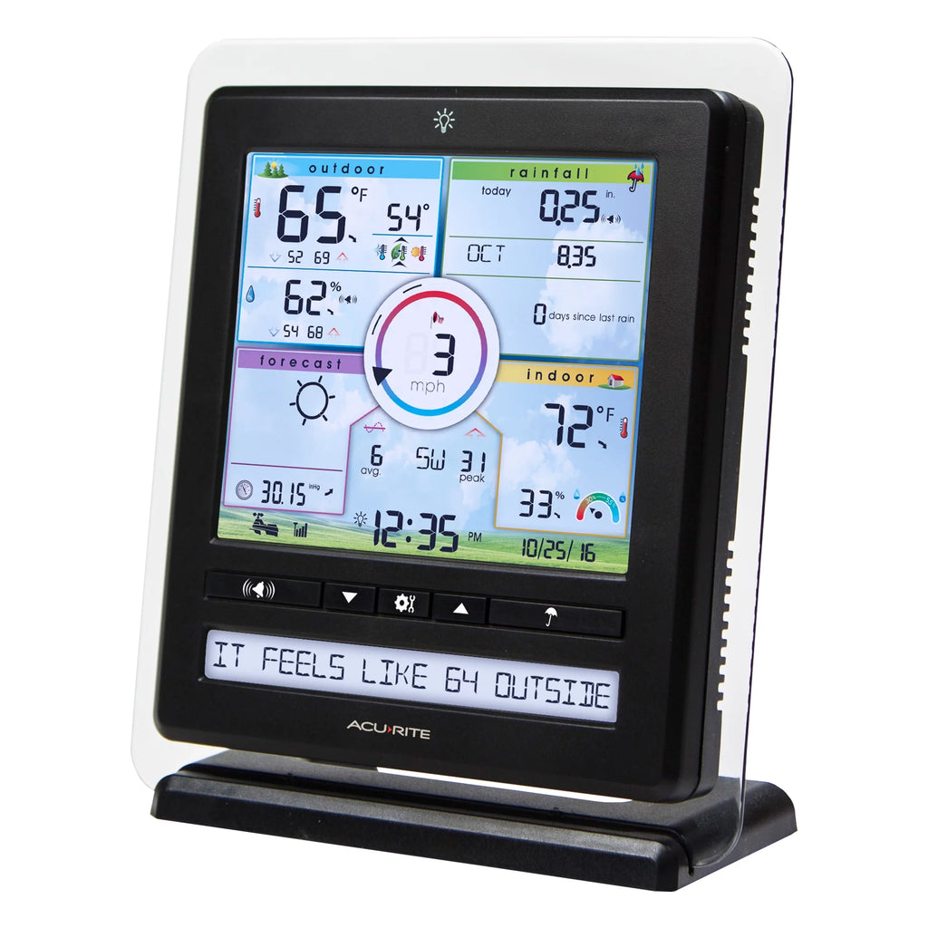 Wireless Indoor/Outdoor Weather Station with Remote Monitoring W94870