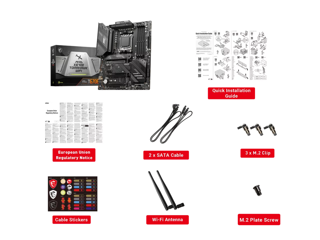 AMD X670E ATX Motherboard Z792399