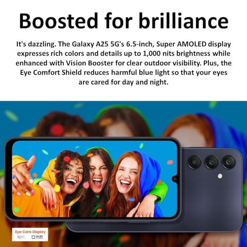 Galaxy A25 5G Dual SIM 128GB 6.5" 120Hz AMOLED 50MP Camera Unlocked (Renewed) E573837