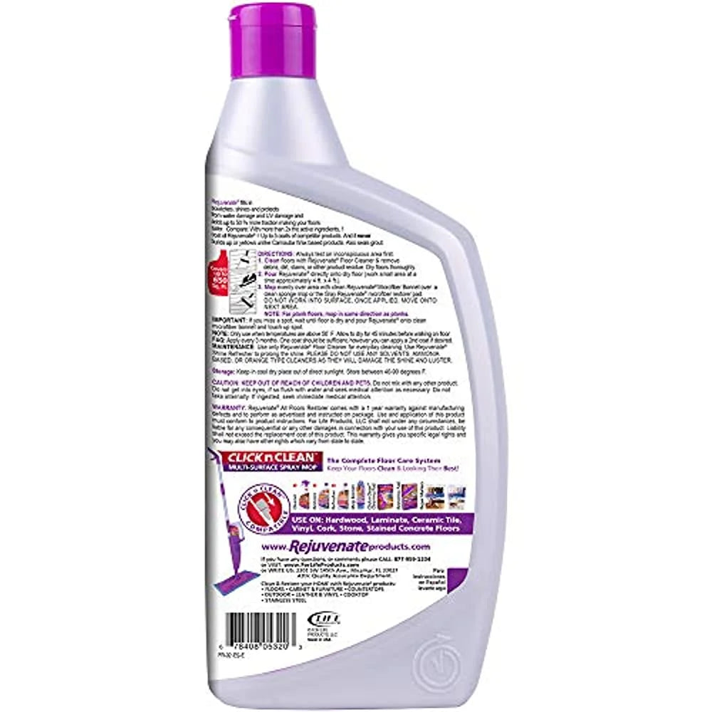 All Floors Restorer and Polish, Fills Scratches, No Sanding Required (32 oz) C3626