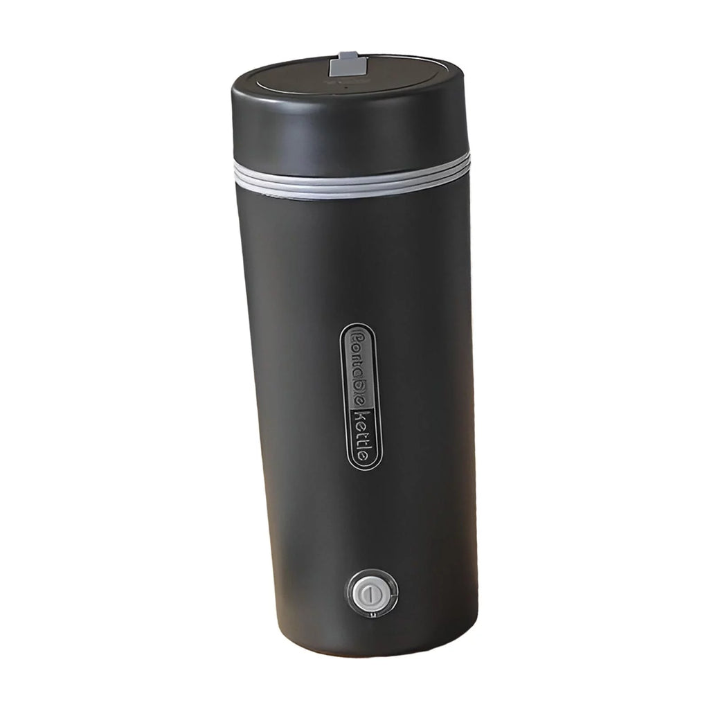 Portable Electric Kettle,Portable Electric Kettle Electric Tea Kettle Home,Electric Kettle Stainless Steel 350ml,Small Electric Kettle Personal Hot Water Boiler,Tea Hot Water Kettle Small Black