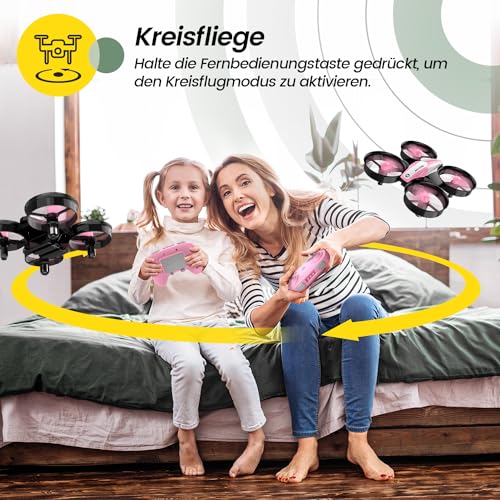 Mini Drone for Kids and Beginners with Auto Hovering, 3D Flips, Red W268211